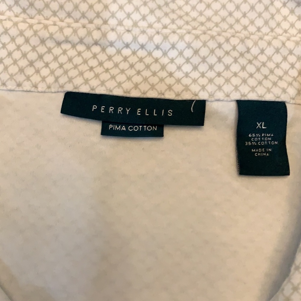 Mens Perry Ellis Collared Shirt ❤️ - Picture 3 of 4